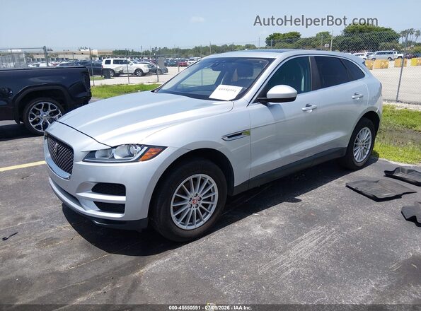SADCS2FX1LA640440 2020 JAGUAR F-PACE Silver წინა მარცხენა ხედი სამი მეოთხედიდან