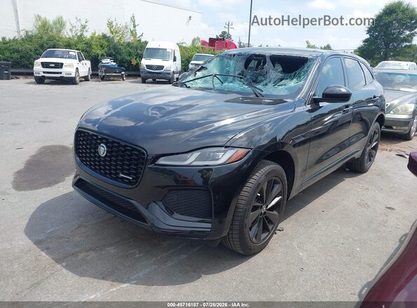 SADCT2EX0SA748982 2025 JAGUAR F-PACE Black Vista tres cuartos delantera izquierda
