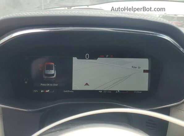 SADCT2EX1RA739749 2024 JAGUAR F-PACE Black Vista del cuadro de instrumentos