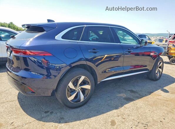 SADCT2EX3RA729966 2024 JAGUAR F-PACE Blue Tył prawy