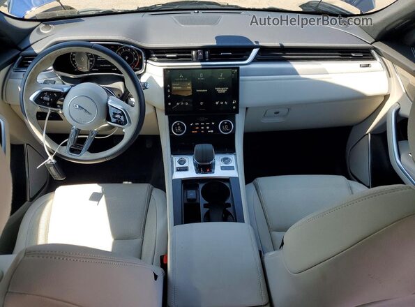 SADCT2EX3RA729966 2024 JAGUAR F-PACE Blue Widok deski rozdzielczej