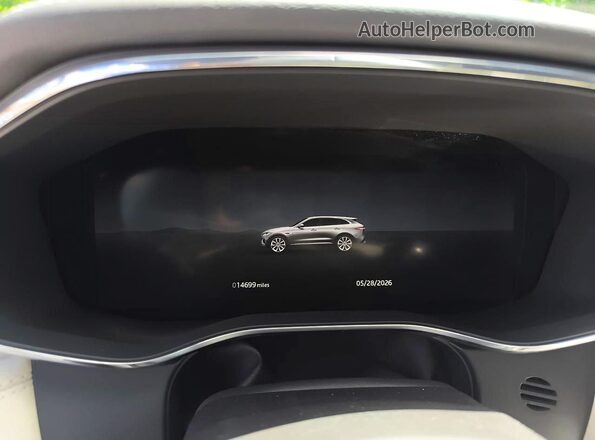 SADCT2EX6SA753717 2025 JAGUAR F-PACE White Առջևի վահանակի տեսք