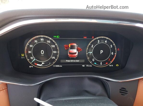 SADCT2EX7TA757339 2026 JAGUAR F-PACE Blue ხელსაწყოთა პანელის ხედი