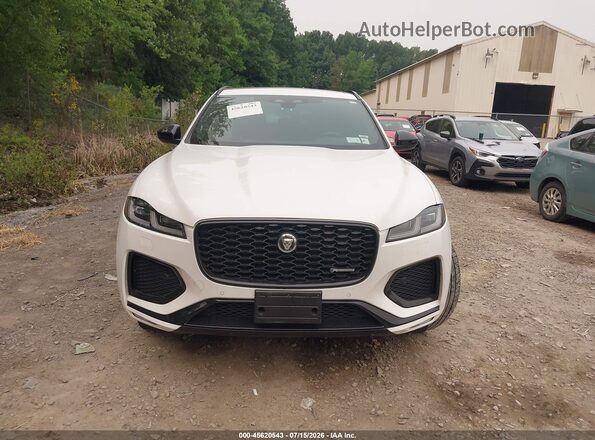 SADCT2FU1SA746145 2025 JAGUAR F-PACE White Vista del cuadro de instrumentos