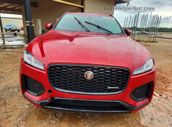 SADCT2FU3PA704406 2023 JAGUAR F-PACE Red Widok z przodu