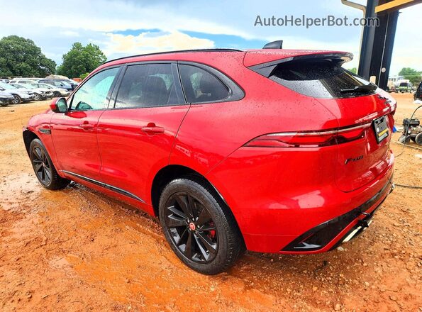 SADCT2FU3PA704406 2023 JAGUAR F-PACE Red Tył lewy