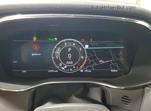 SADCT2FU5TA758834 2026 JAGUAR F-PACE Белый Вид щитка приборов