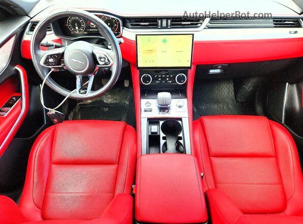 SADCT2FU7PA714792 2023 JAGUAR F-PACE Black Dashboard view
