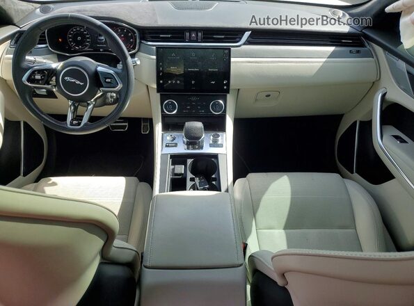 SADCZ2EE1NA696926 2022 JAGUAR F-PACE Белый Вид панели приборов