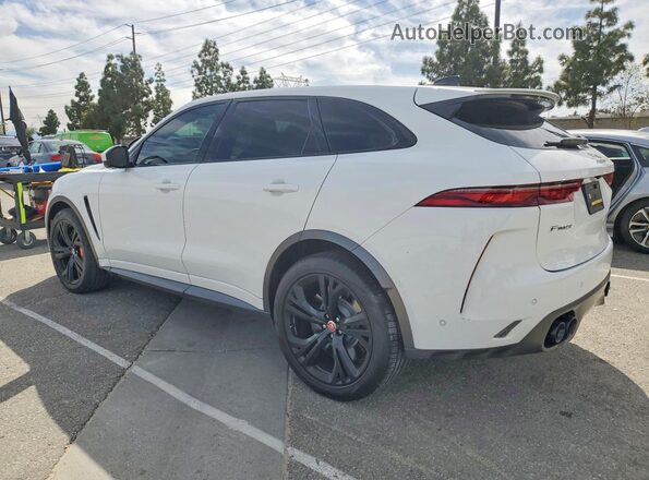 SADCZ2EE1NA696926 2022 JAGUAR F-PACE Белый Задняя левая четверть