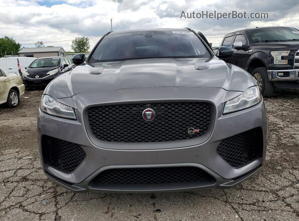 SADCZ2EE4LA639908 2020 JAGUAR F-PACE Gray Դիմացի տեսք