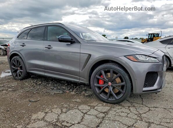 SADCZ2EE4LA639908 2020 JAGUAR F-PACE Gray Առջևի աջ