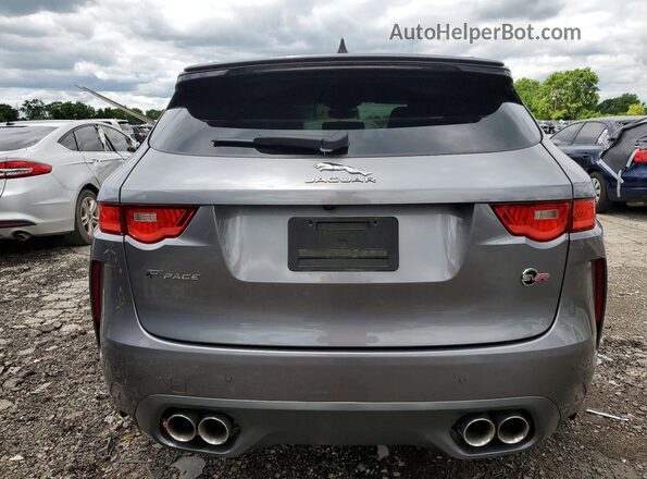 SADCZ2EE4LA639908 2020 JAGUAR F-PACE Gray Հետևի տեսք