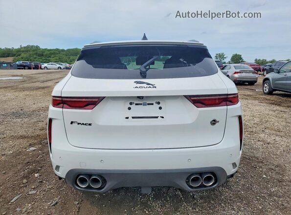 SADCZ2EE5NA692586 2022 JAGUAR F-PACE Белый Вид сзади