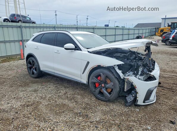 SADCZ2EE5NA692586 2022 JAGUAR F-PACE Белый Передняя правая четверть