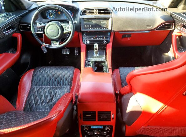 SADCZ2EE6LA634984 2020 JAGUAR F-PACE Black Dashboard view