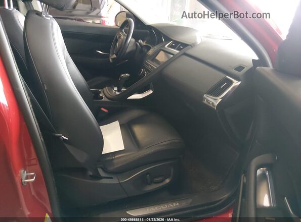 SADFJ2FX0K1Z51792 2019 JAGUAR E-PACE Red წინა სალონის ხედი