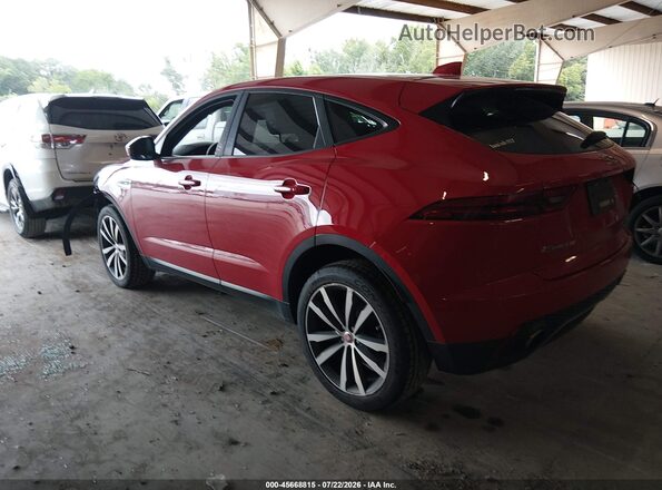 SADFJ2FX0K1Z51792 2019 JAGUAR E-PACE Red უკანა მარცხენა