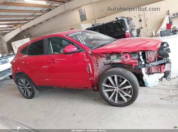 SADFJ2FX0K1Z51792 2019 JAGUAR E-PACE Red უკანა სალონის ხედი