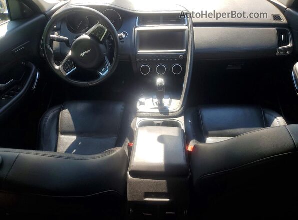 SADFJ2FX0K1Z70245 2019 JAGUAR E-PACE White წინა პანელის ხედი