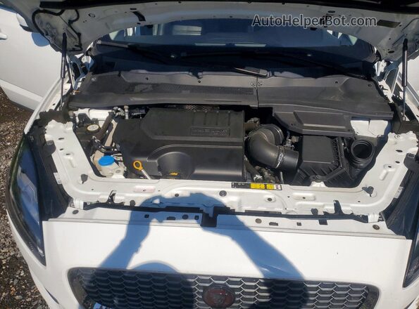 SADFJ2FX0K1Z70245 2019 JAGUAR E-PACE White ძრავის განყოფილების ხედი