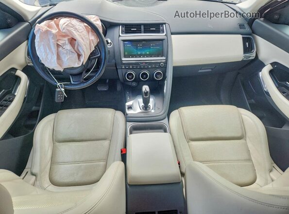 SADFJ2FX1K1Z34838 2019 JAGUAR E-PACE Charcoal წინა პანელის ხედი