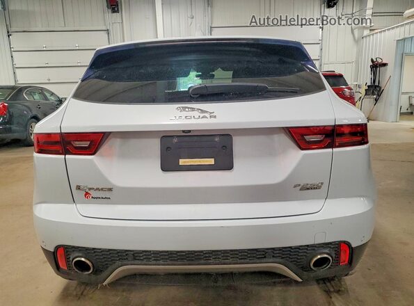 SADFJ2FX2J1Z29615 2018 JAGUAR E-PACE White Вид ззаду