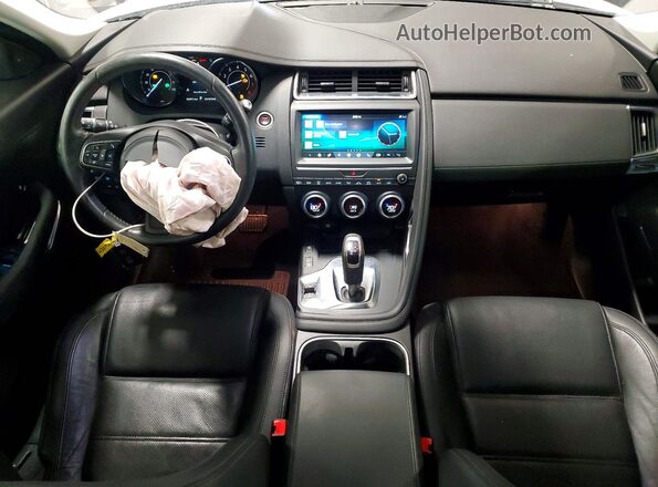 SADFJ2FX2J1Z29615 2018 JAGUAR E-PACE White Вид панелі приладів