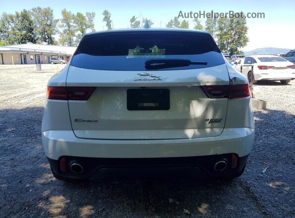 SADFJ2FX3K1Z46893 2019 JAGUAR E-PACE White Widok z tyłu