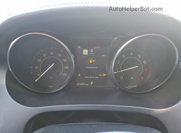 SADFJ2FX3K1Z46893 2019 JAGUAR E-PACE White Widok zestawu wskaźników