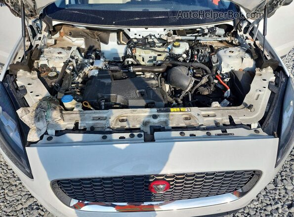 SADFJ2FX8K1Z35095 2019 JAGUAR E-PACE White ძრავის განყოფილების ხედი