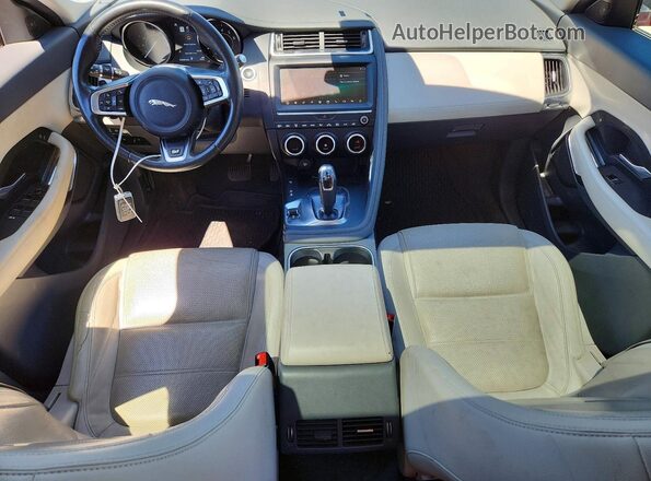 SADFK2FX5L1011969 2020 JAGUAR E-PACE Red Widok deski rozdzielczej