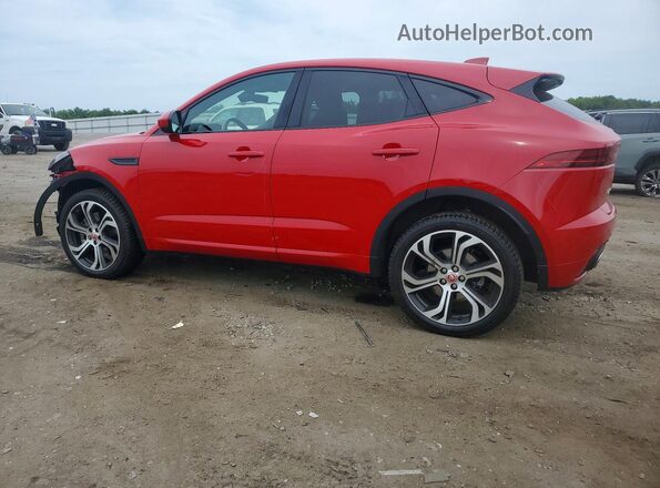 SADFL2FX7J1Z01416 2018 JAGUAR E-PACE Красный Задняя левая четверть