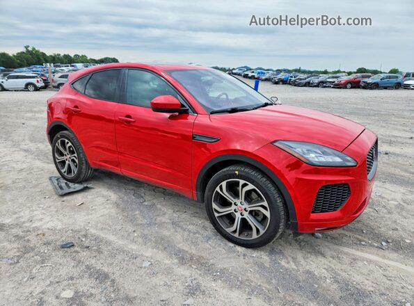 SADFL2FX7J1Z01822 2018 JAGUAR E-PACE Красный Передняя правая четверть