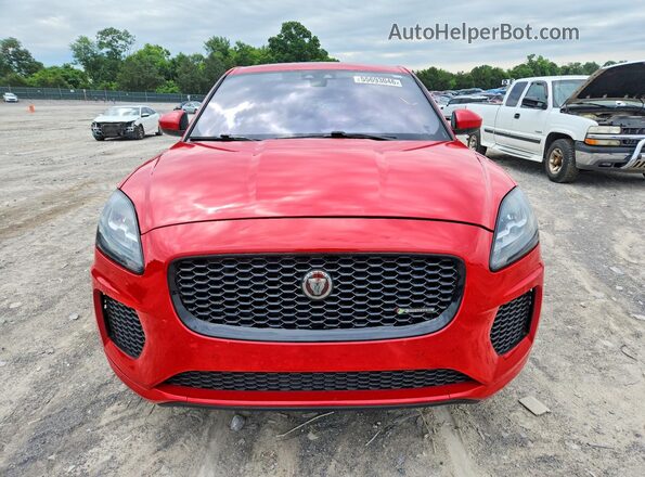 SADFL2FX7J1Z01822 2018 JAGUAR E-PACE Красный Вид спереди