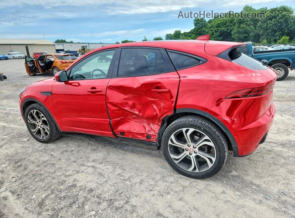 SADFL2FX7J1Z01822 2018 JAGUAR E-PACE Красный Задняя левая четверть