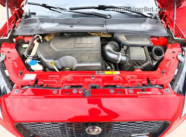 SADFL2FX7J1Z01822 2018 JAGUAR E-PACE Красный Вид подкапотного пространства