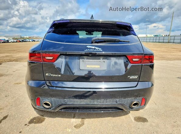 SADFL2GX6K1Z52969 2019 JAGUAR E-PACE Черный Вид сзади
