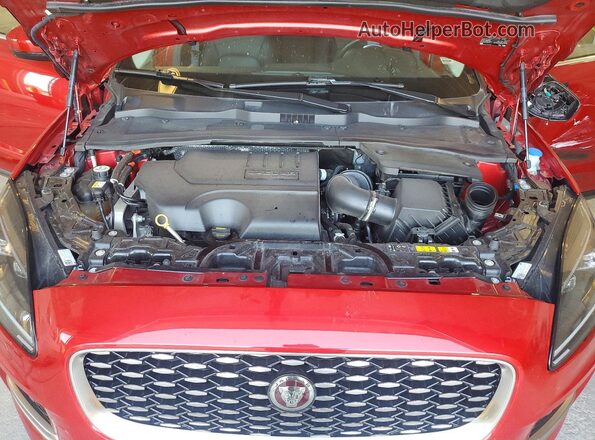 SADFP2FX7N1029698 2022 JAGUAR E-PACE Burgundy Вид підкапотного простору