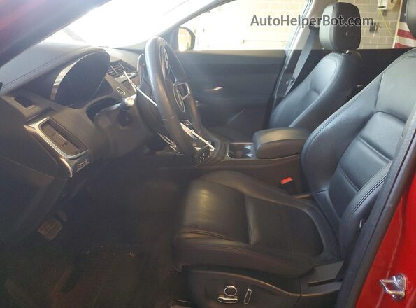 SADFP2FX7N1029698 2022 JAGUAR E-PACE Burgundy Вид салону спереду