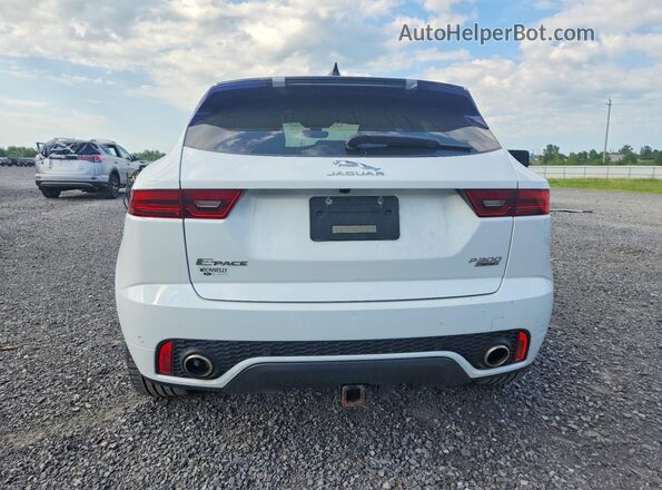 SADFT2GX2J1Z09552 2018 JAGUAR E-PACE White Widok z tyłu