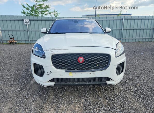 SADFT2GX2J1Z09552 2018 JAGUAR E-PACE White Widok z przodu