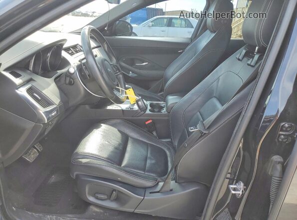SADFT2GXXJ1Z07855 2018 JAGUAR E-PACE Черный Вид салона спереди