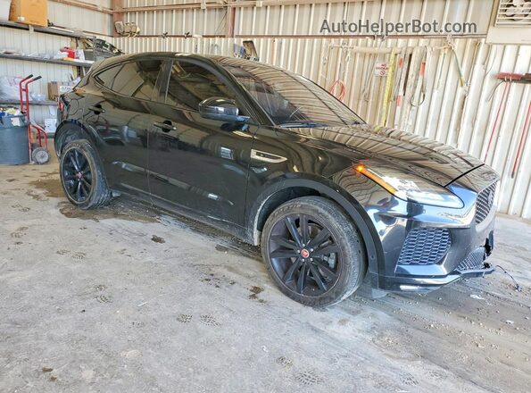 SADFT2GXXJ1Z07855 2018 JAGUAR E-PACE Черный Передняя правая четверть
