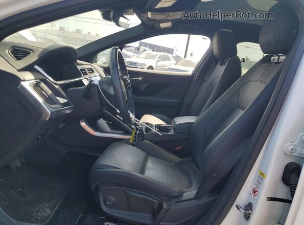 SADHB2S11K1F70544 2019 JAGUAR I-PACE White Widok wnętrza z przodu