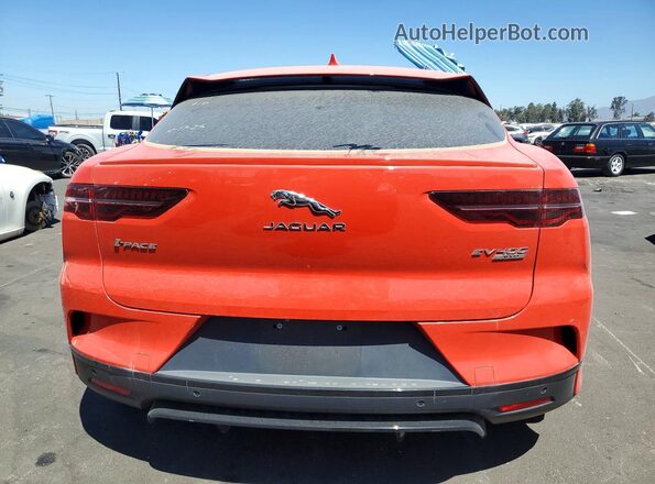 SADHD2S14K1F71245 2019 JAGUAR I-PACE Orange უკანა ხედი
