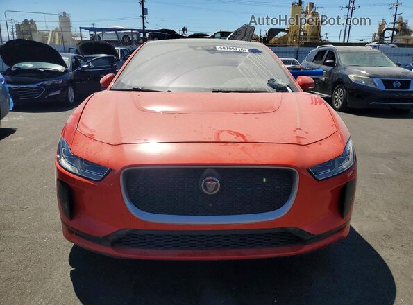 SADHD2S14K1F71245 2019 JAGUAR I-PACE Orange წინა ხედი
