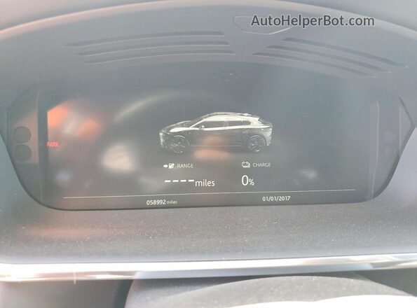 SADHD2S14K1F74257 2019 JAGUAR I-PACE Black Vista del cuadro de instrumentos