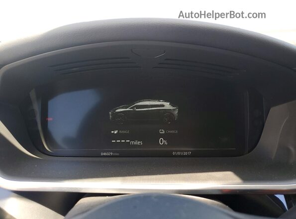SADHD2S15K1F73182 2019 JAGUAR I-PACE Серый Вид щитка приборов