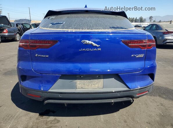 SADHD2S16K1F66497 2019 JAGUAR I-PACE Синий Вид сзади